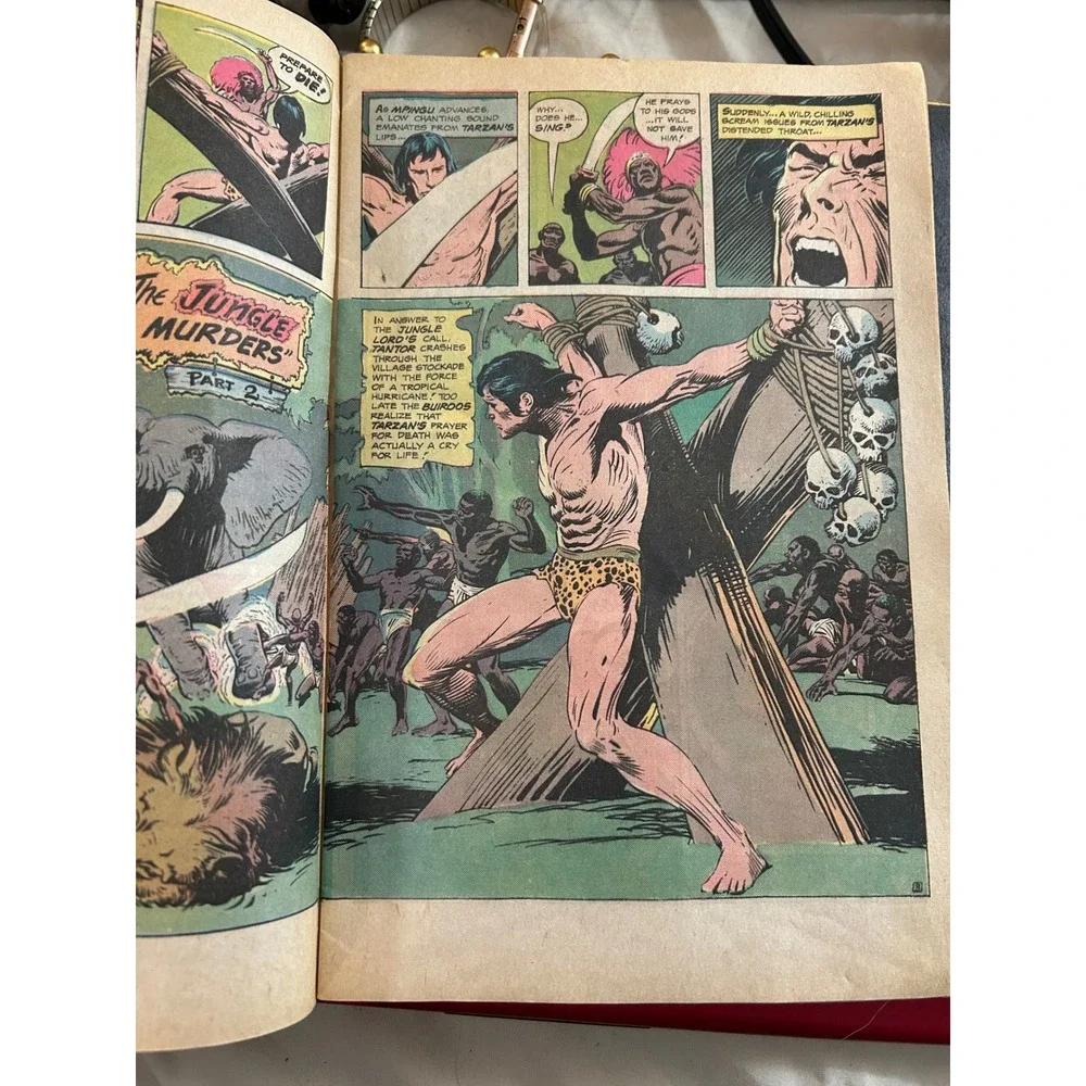 DC‎ Comics 1976 Tarzan The Jungle Murders II 244 Comic Book